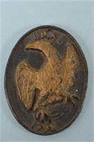Cast Iron Eagle 1792  Plaque