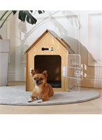 RYPetmia Wooden Dog House Dog Kennel Dog Cottage