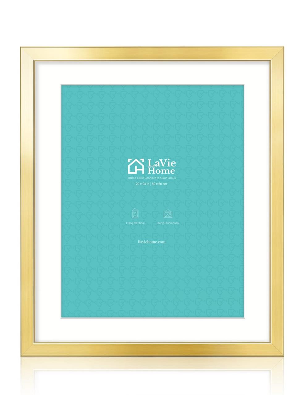 LaVie Home 20x24 Picture Frame Gold Poster Frame,D