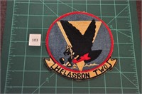 Helasron Two US Navy Military Patch 1960s