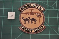 22nd Mil Alft Sq Desert Shield Military Patch