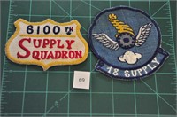 6100th Supply Squadron & 18 Supply Military Patch