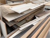Approx 40 Sheets Assorted Veneered Timber MDF