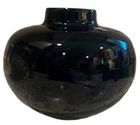 Pilgrim Glass Black Amethyst Dynasty Vase