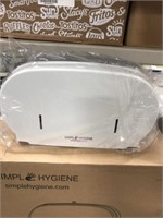 TWIN JUMBO TOILET PAPER DISPENSER