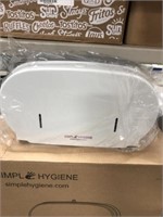 TWIN JUMBO TOILET PAPER DISPENSER