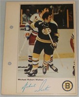 Mike Walton 1971-72 Toronto Sun NHL Action Players