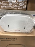 TWIN JUMBO TOILET PAPER DISPENSER