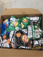 BOX OF MIXED CHIPS