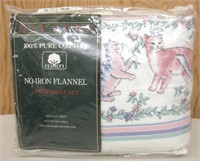 Twin Size Flannel Sheet Set, NIP
