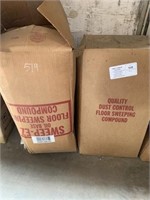2 BOXES OF SWEEPING COMPOUND