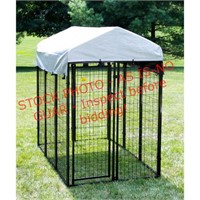 KennelMaster 6x4 x6 Ft. Wire Dog Fence Kennel Kit