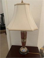 ORIENTAL ACCENTS ASIAN DESIGN PORCELAIN LAMP