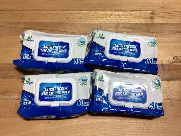 22 Pack of Antiseptic Hand Sanitizer Wipes