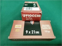 Fiocchi 9x21mm IWI 123gr. FMJ, 50 rounds per box