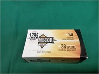Armscor.38spl 125gr. FMJ 50 rounds per box, one
