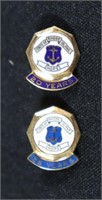 Rhode Island 20 year pins