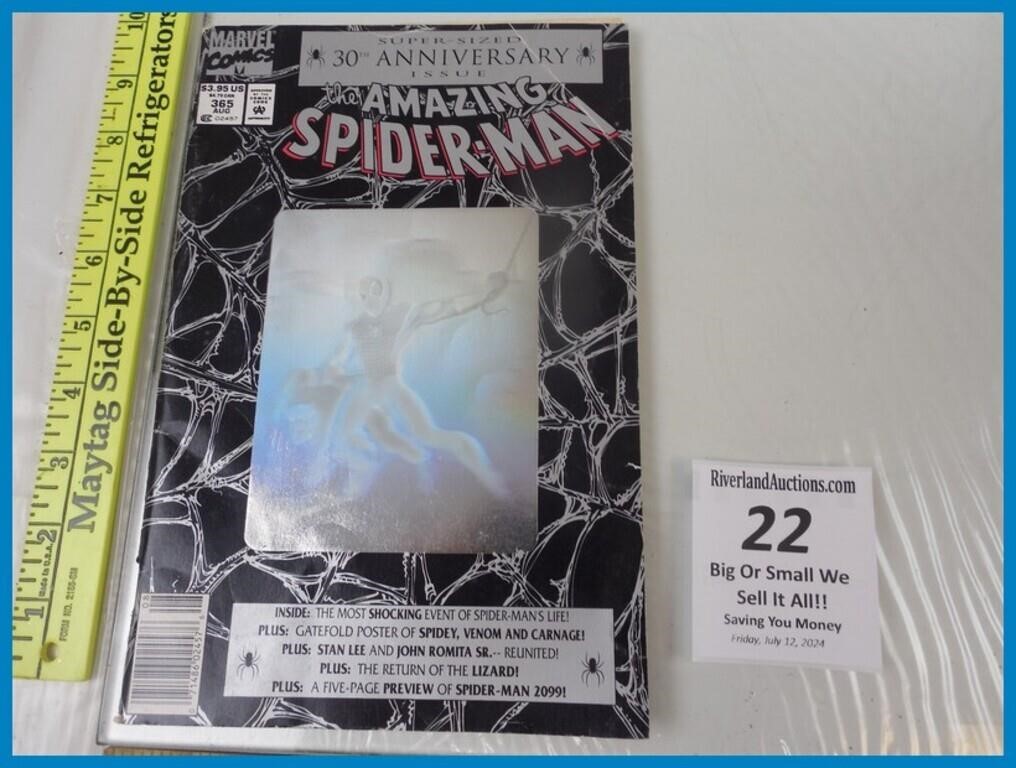 *THE AMAZING SPIDER MAN 365 2099 HOLOGRAM COVER