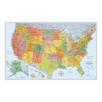 Rand McNally U.S. Wall Map, United States, 32"