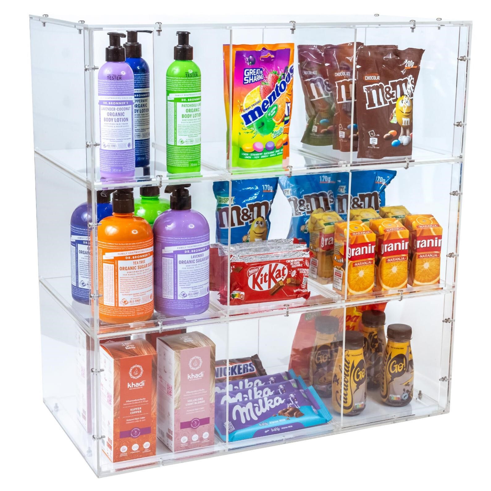 Acrylic Display Case with Shelves | Impressive Pre