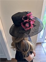 Black Elegant Hat by Louise Green