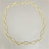 14K gold necklace - 6.3 grams; 22" long