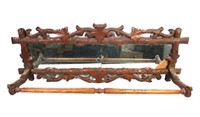 ANTIQUE MIRROR TOWL RACK