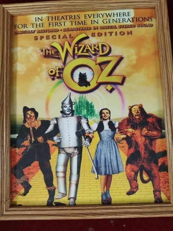 Wizard of Oz Framed Poster - 15x12