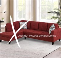 Sofa Flannelette Red