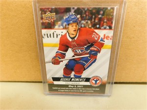 2022 Cole Caufield #CAN16 Rookie Moments Card