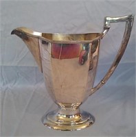 Silver plated trophy style pitcher