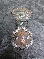 Antique 1925 Knights Templar Conclave Medal