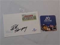 BOB TRUMPY SIGNED POST CARD WITH COA