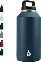 BJPKPK Insulated Water Bottle  Navy 64oz
