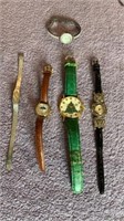 5 Assorted Watches
Brands—Wittnauer, Quartz,
