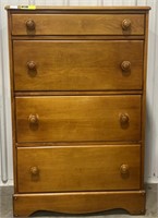 (J) 
A chest of drawers, second drawer front fold