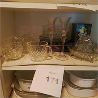 Different Crystal and glass items. See pics