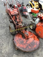 D2. Gravely walk behind tractor for parts