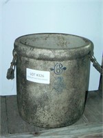 6-gallon SP&S stoneware crock with handles