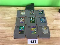 Lot of 9 Untested NES Games