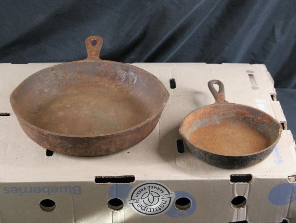 Cast Iron Skillets 7& 10 inc