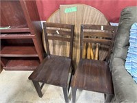 WOODEN TABLE AND CHAIRS