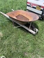 Metal Wheel Barrel