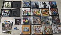 TRAY OF NINTENDO DS GAMES
