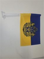 Ukrainian Car Flag Support Set of 2