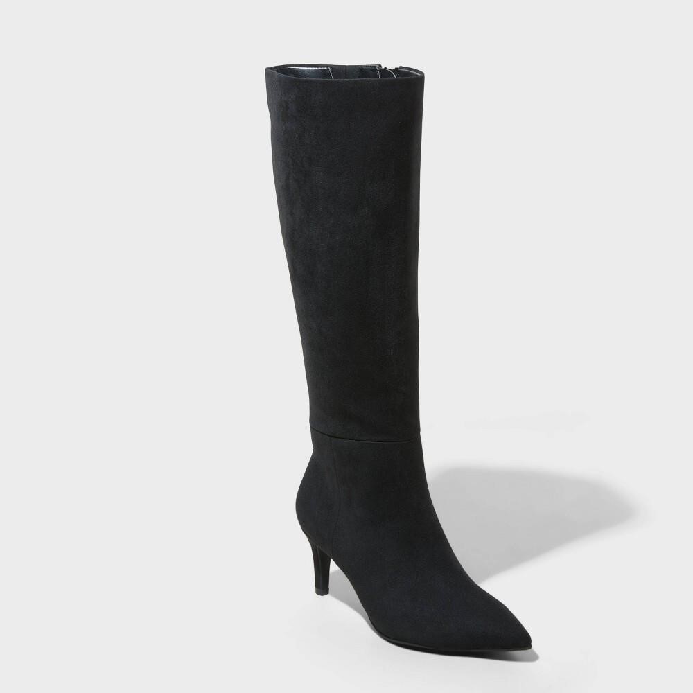 Women's Tay Tall Dress Boots New Day™ Black 6 $31