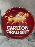 Carlton Draught Perspex Light Box Lense -