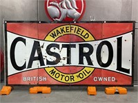 Large Castrol Wakefield 4 Piece Enamel Sign -