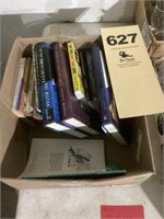 Box of novels and books