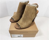NEW Lucky Brand Oiled Suede Heels (Size: 9 1/2)
